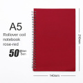 Remessa rápida Caderno de alta qualidade personalizado Novo design A5 Notebook Premium Premium Print Spiral Notebook para estudantes